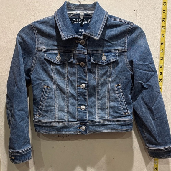 Cat & Jack Classic Blue Denim Jacket - Picture 1 of 3